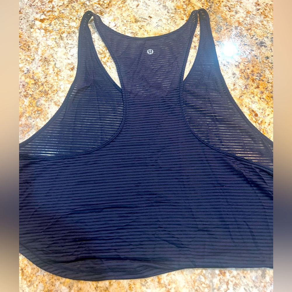 Lululemon Mesh Tank_Navy